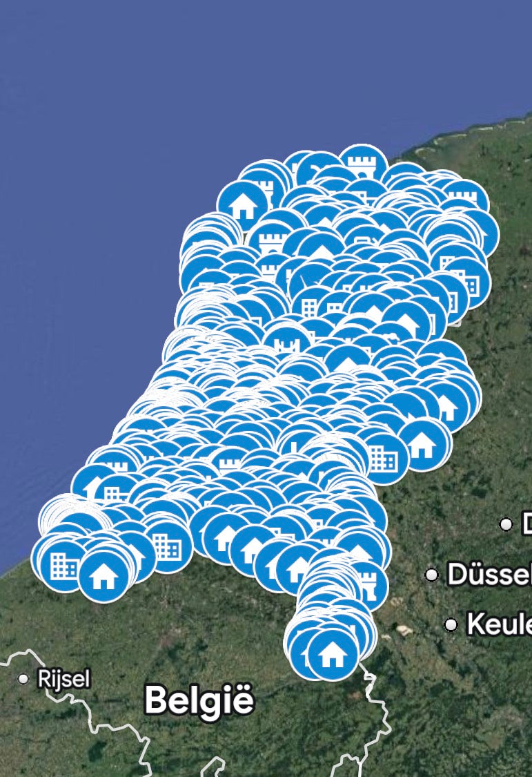 UrbexData Kaart Nederland 2026